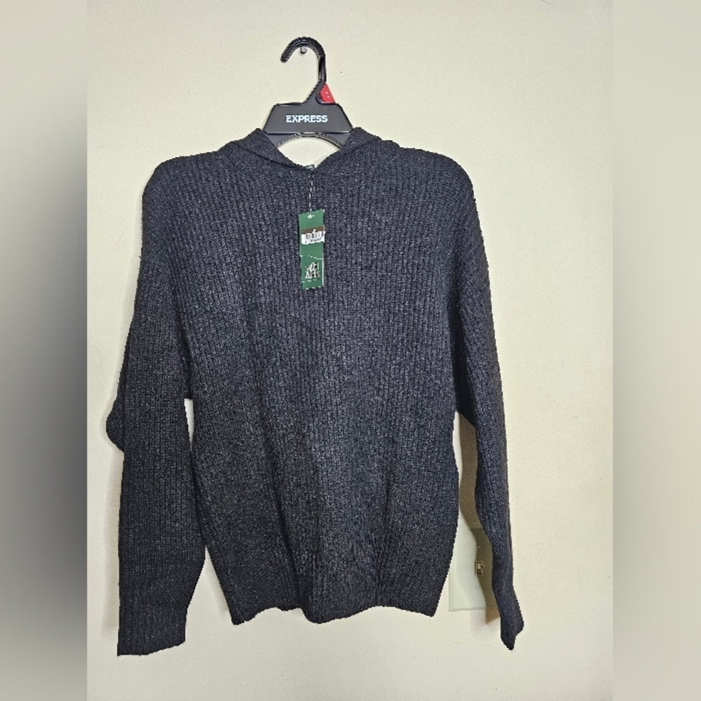 Wild Fable Women's Oversized Ribbed Hooded Pullover Sweater - Picture 4 of 7